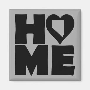 Nevada Home Heart State Friends Magnet