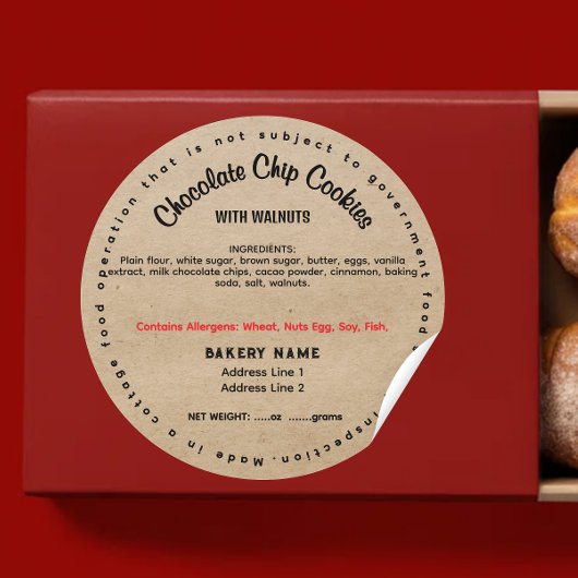 Nevada Hütte Law Aufkleber für das Lebensmitteleti