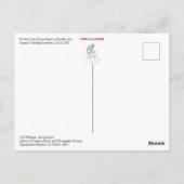 Nevada, Iowa Bahnhof Postkarte (Rückseite)