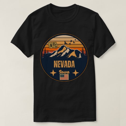 Nevada, Iowa T-Shirt (Design vorne)