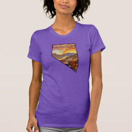 Nevada Jasing Sunsets Wüste Gebirgslandschaft T-Shirt