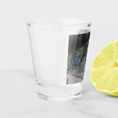 Nevada, kalifornisches Grenz-Schießglas Schnapsglas (Links)