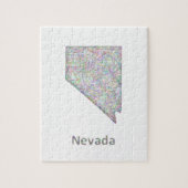 Nevada-Karte Puzzle (Vertikal)