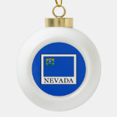 Nevada Keramik Kugel-Ornament (Vorderseite)