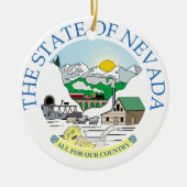 Nevada Keramik Ornament (Vorne)