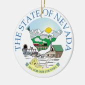 Nevada Keramik Ornament (Links)