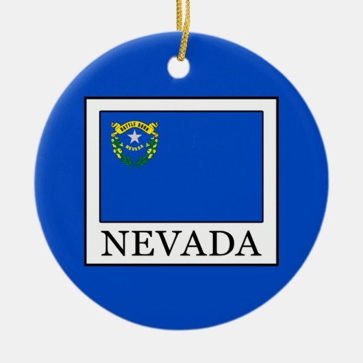 Nevada Keramik Ornament (Vorne)