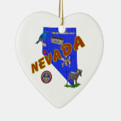 Nevada Keramik Ornament (Rechts)