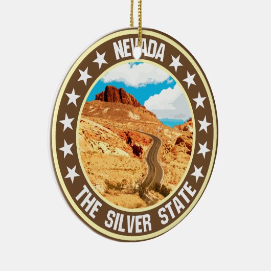 Nevada Keramik Ornament (Rechts)