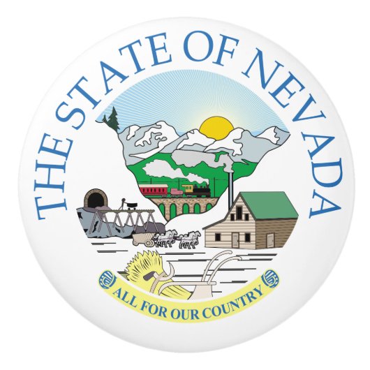 Nevada Keramikknauf (Vorderseite)