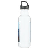 Nevada Landscape Poster Edelstahlflasche (Rückseite)