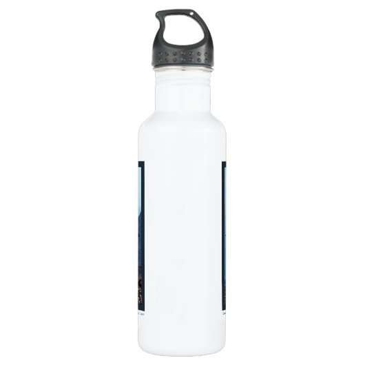 Nevada Landscape Poster Edelstahlflasche (Rückseite)