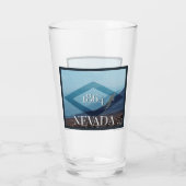 Nevada Landscape Poster Glas (Rückseite)