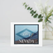 Nevada Landscape Poster Postkarte (Stehend Vorderseite)