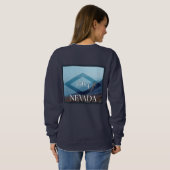 Nevada Landscape Poster Sweatshirt (Schwarz voll)