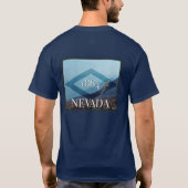 Nevada Landscape Poster T-Shirt (Rückseite)
