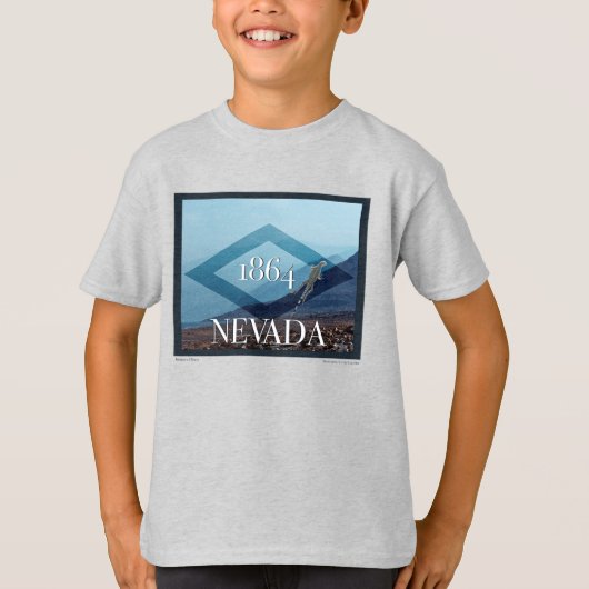 Nevada Landscape Poster T-Shirt (Vorderseite)