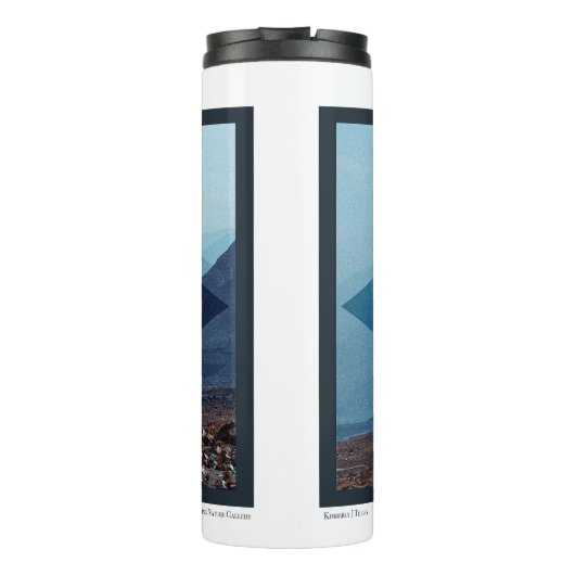 Nevada Landscape Poster Thermosbecher (Rückseite)