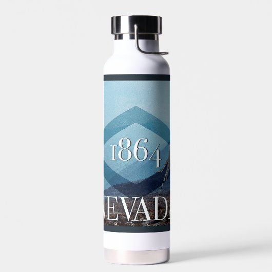 Nevada Landscape Poster Trinkflasche (Links)