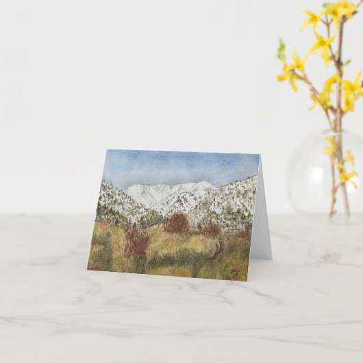 Nevada Landschaft 1 Karte (Gelbe Blume)