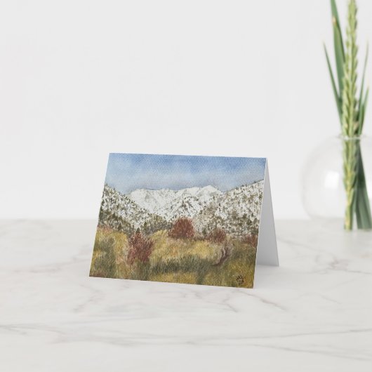 Nevada Landschaft 1 Karte (Vorderseite)