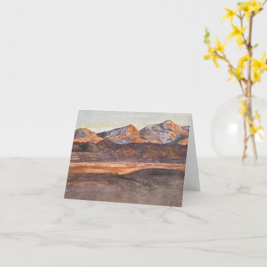 Nevada Landschaft 2 Karte (Gelbe Blume)