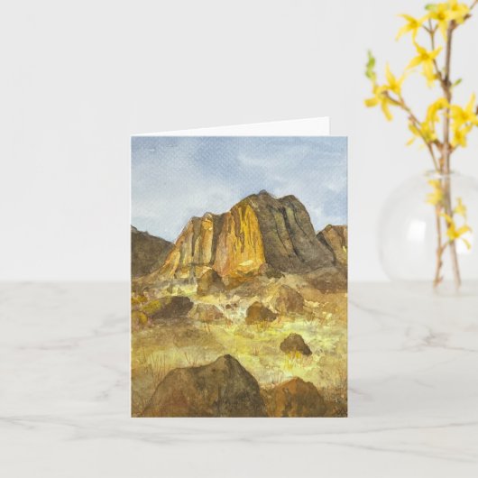 Nevada Landschaft 4 Karte (Gelbe Blume)