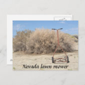 Nevada Lawn Mower Postkarte (Vorne/Hinten)