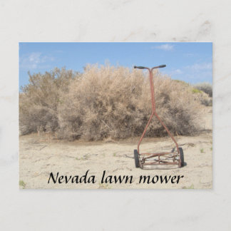 Nevada Lawn Mower Postkarte