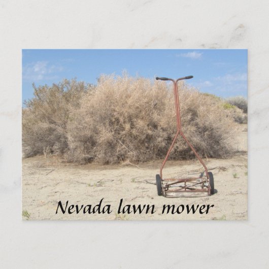 Nevada Lawn Mower Postkarte (Vorderseite)