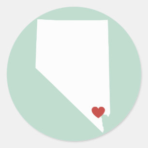 Nevada Liebe - individuell anpassbarer Aufkleber