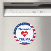 Nevada LIEBEN TRUMP Patriotischer Kühlschrank Magnet (In Situ (Geschirrspüler))