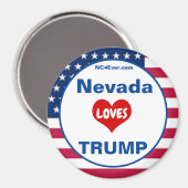 Nevada LIEBEN TRUMP Patriotischer Kühlschrank Magnet (Vorderseite/Rückseite)
