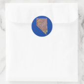 Nevada Map Sticker (Tasche)
