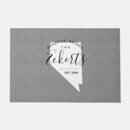 Nevada Monogramm Staat Doormat Fußmatte