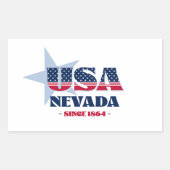 Nevada My Zuhause Staat Sticker (Vorderseite)