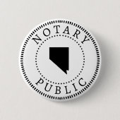Nevada Notary Public Button (Vorderseite)
