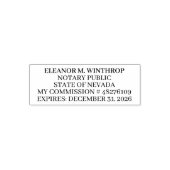 Nevada Notary Public  Permastempel (Design)
