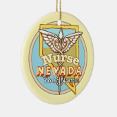 Nevada Nurse Caduceus Ornament (Rechts)