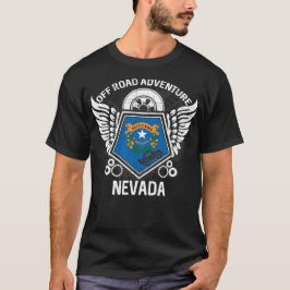 Nevada Off Road Adventure 4x4 Wanderroute Mudding T-Shirt