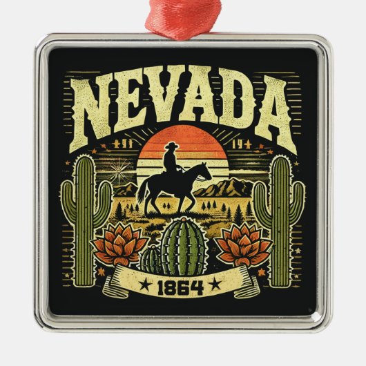Nevada Ornament Aus Metall (Vorne)