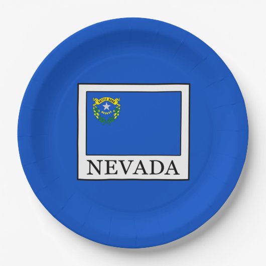 Nevada Pappteller (Vorderseite)