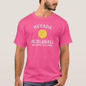 Nevada Pickleball Club Partner Name Custom T-Shirt (Vorderseite)