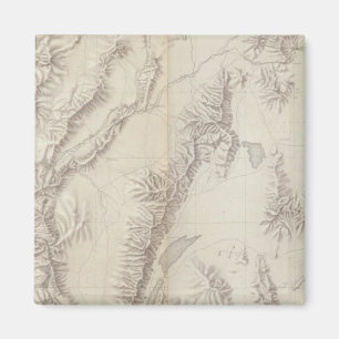 Nevada-Plateau topographisch Magnet