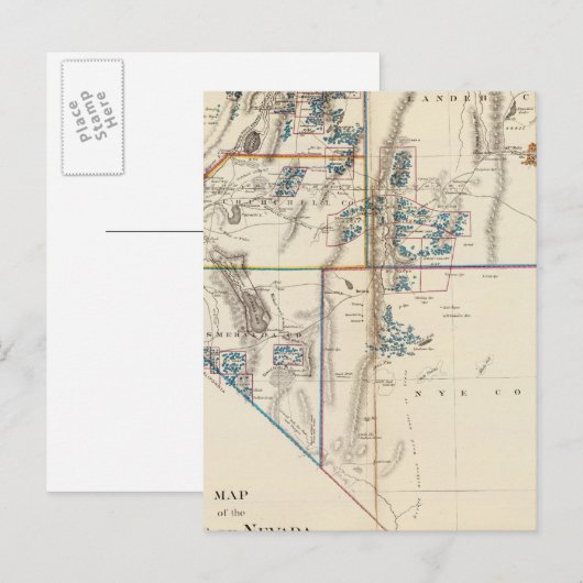 Nevada Postkarte (Vorne/Hinten)