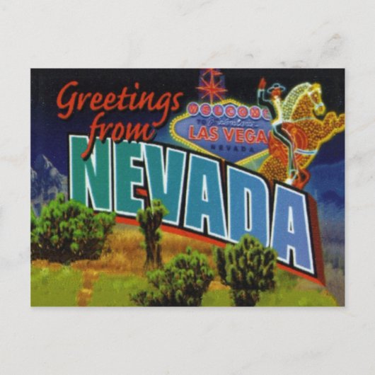 Nevada Postkarte (Vorderseite)