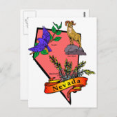Nevada Postkarte (Vorne/Hinten)