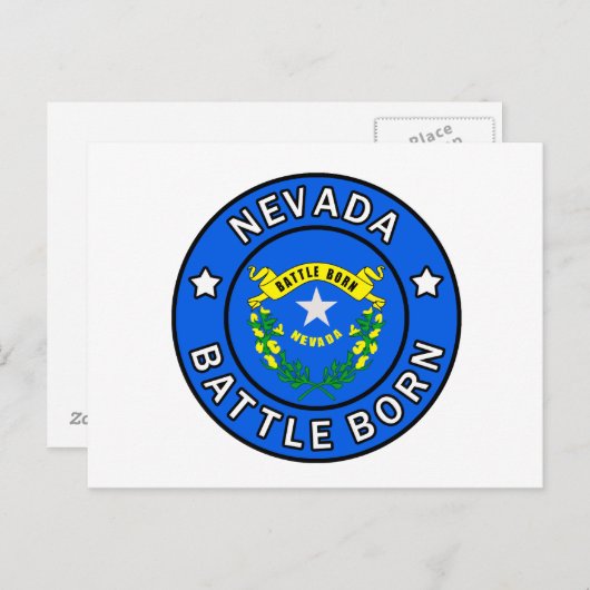 Nevada Postkarte (Vorne/Hinten)
