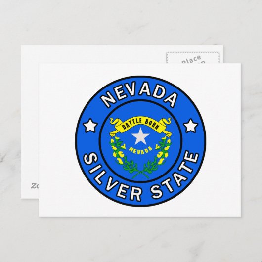 Nevada Postkarte (Vorne/Hinten)