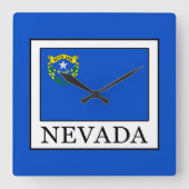 Nevada Quadratische Wanduhr (Vorderseite)